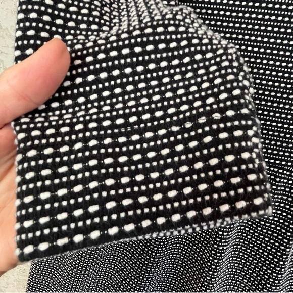 LOFT Textured Swing Dress 3/4 Sleeve Back Buttons Large P - Picture 6 of 16